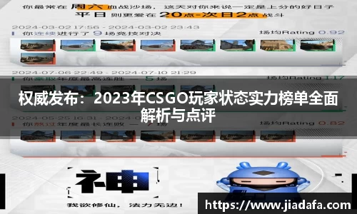 权威发布：2023年CSGO玩家状态实力榜单全面解析与点评