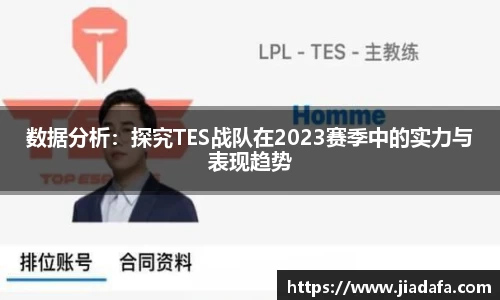 数据分析：探究TES战队在2023赛季中的实力与表现趋势