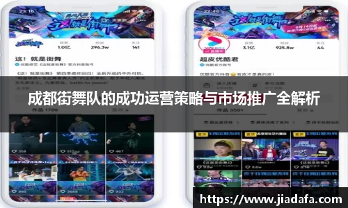 成都街舞队的成功运营策略与市场推广全解析
